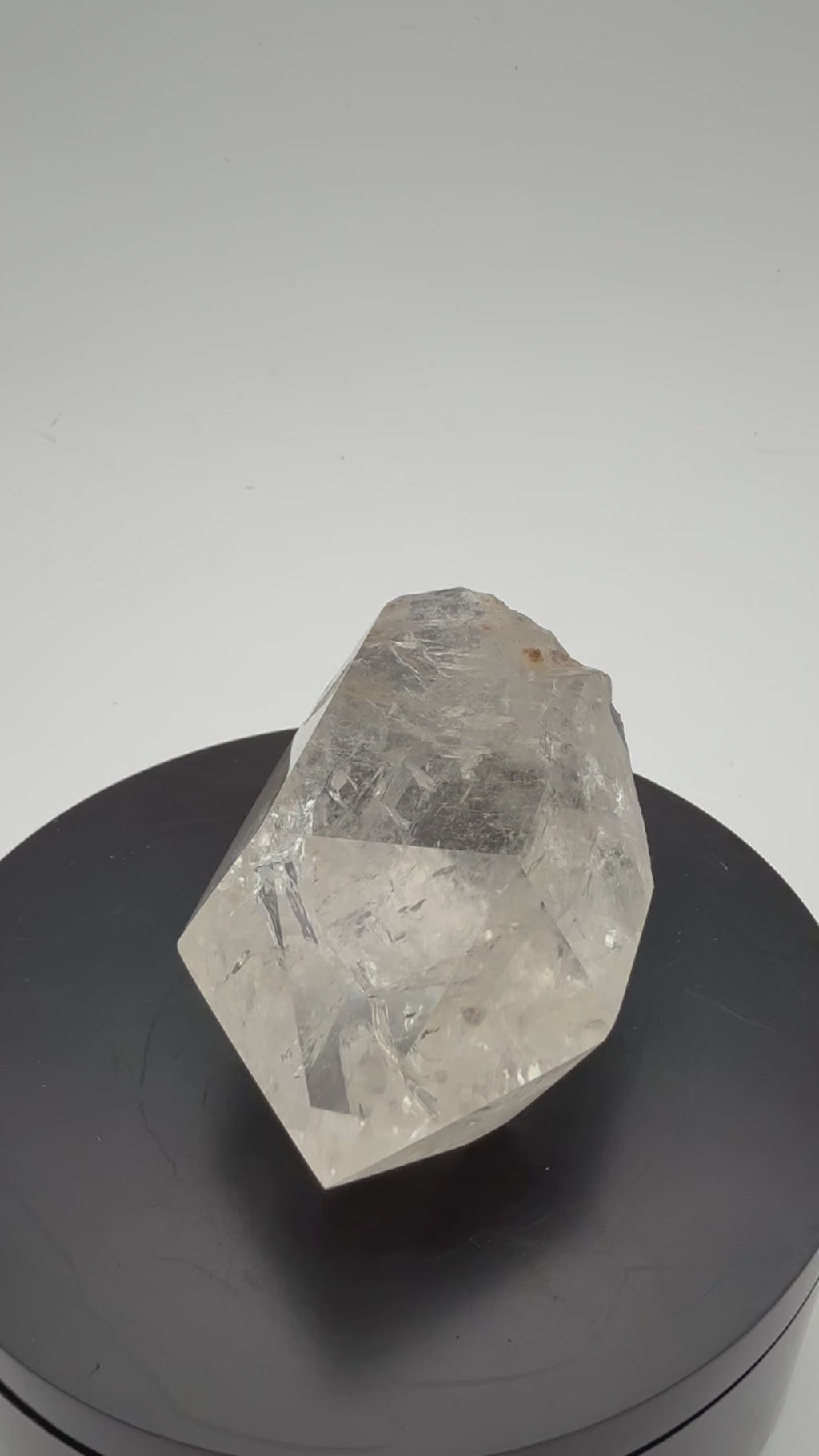 Quartz Root #2 Polished, w/ Wooden Hand carved Stand QP02092526