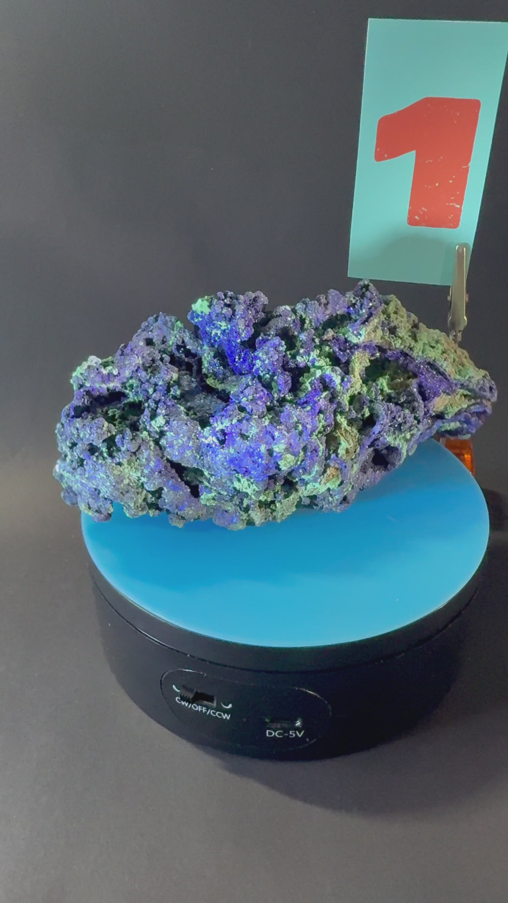 Azurite, Malachite and Chrysocolla from the Morenci Mines, Morenci, Arizona