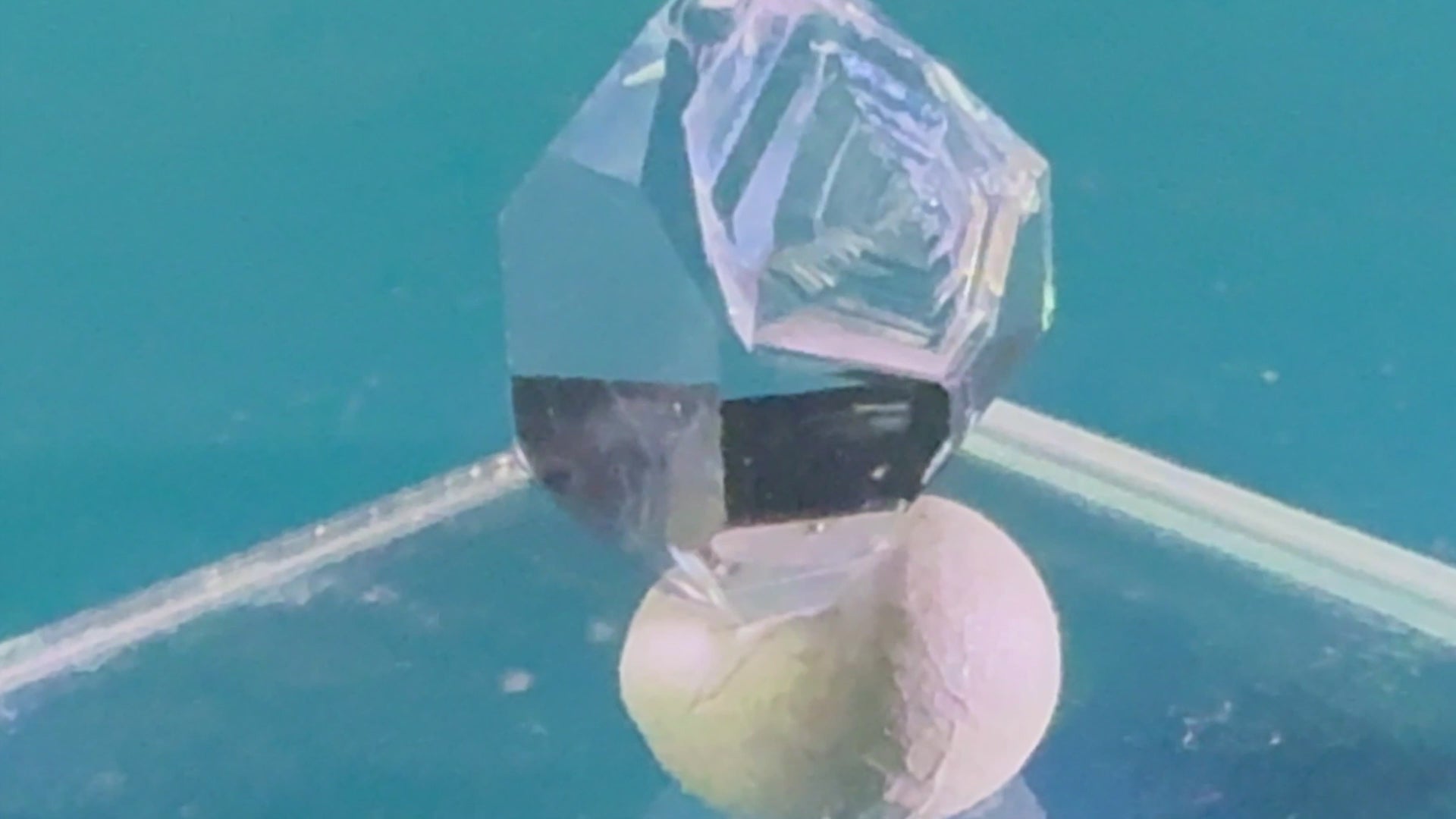 Herkimer Diamond Water Clear Ojo De Dios (Eye of God) From Herkimer County New York