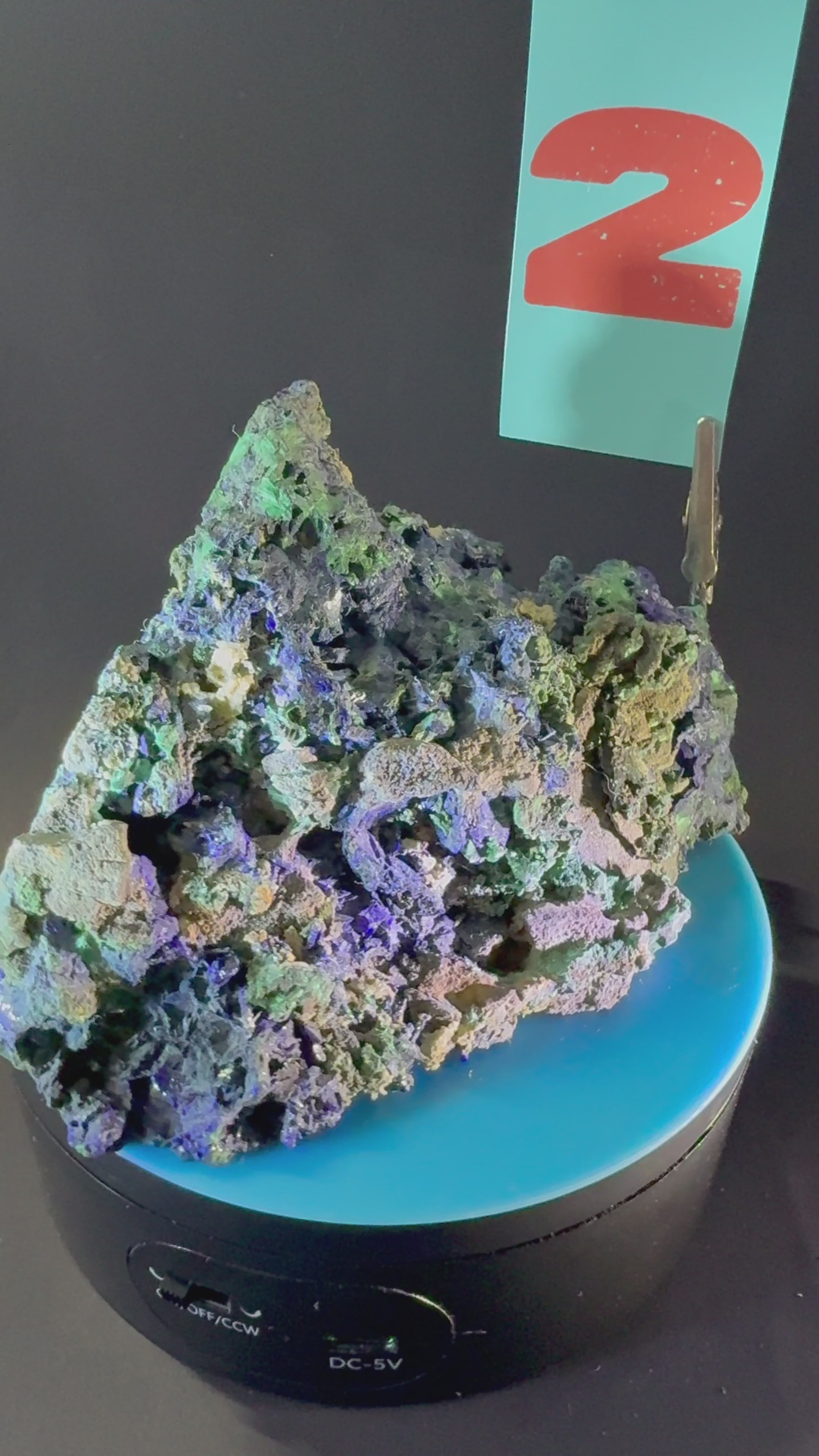 Azurite, Malachite and Chrysocolla from the Morenci Mines, Morenci, Arizona