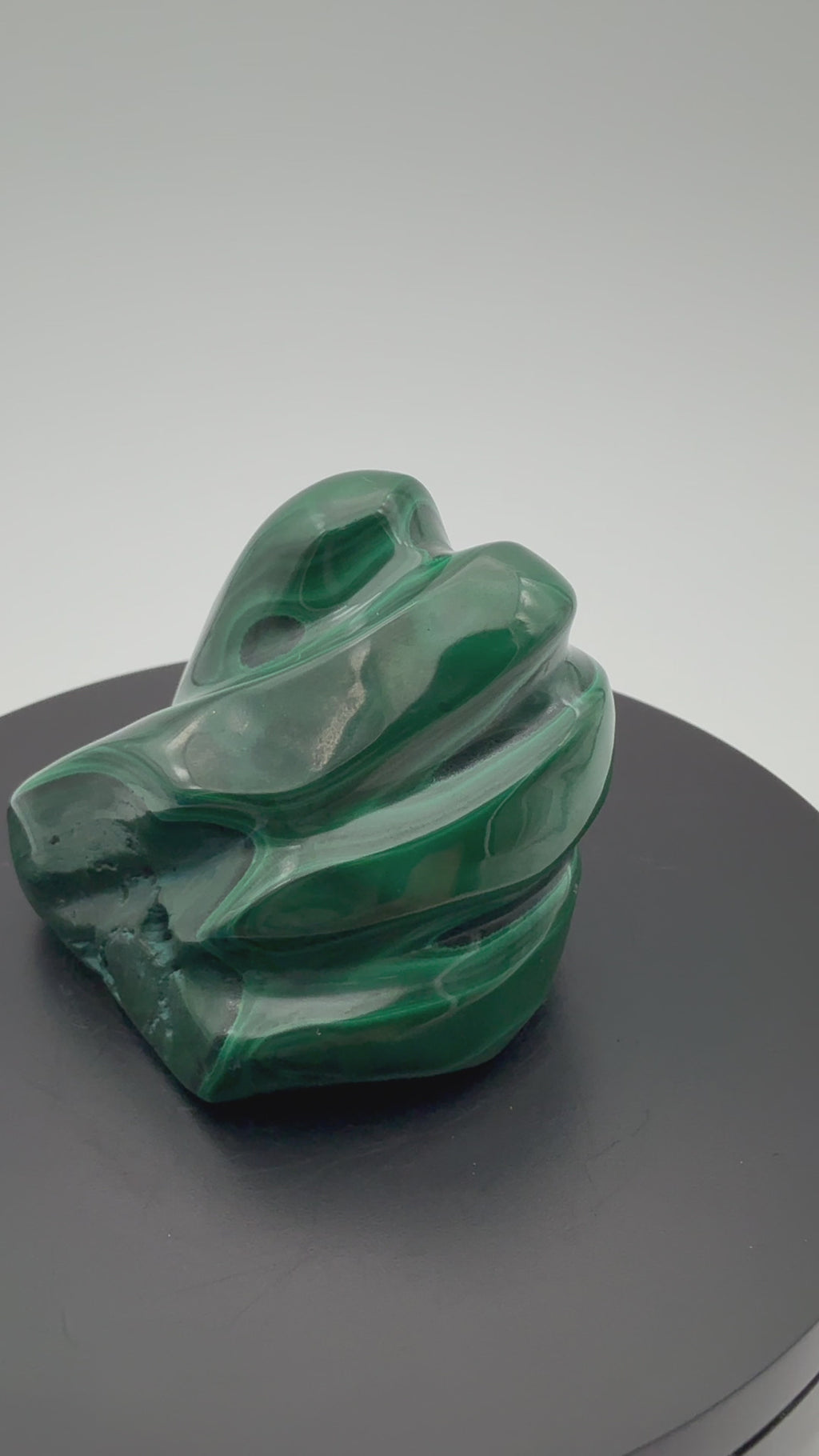 Malachite (polished) from the Democratic Republic of Congo