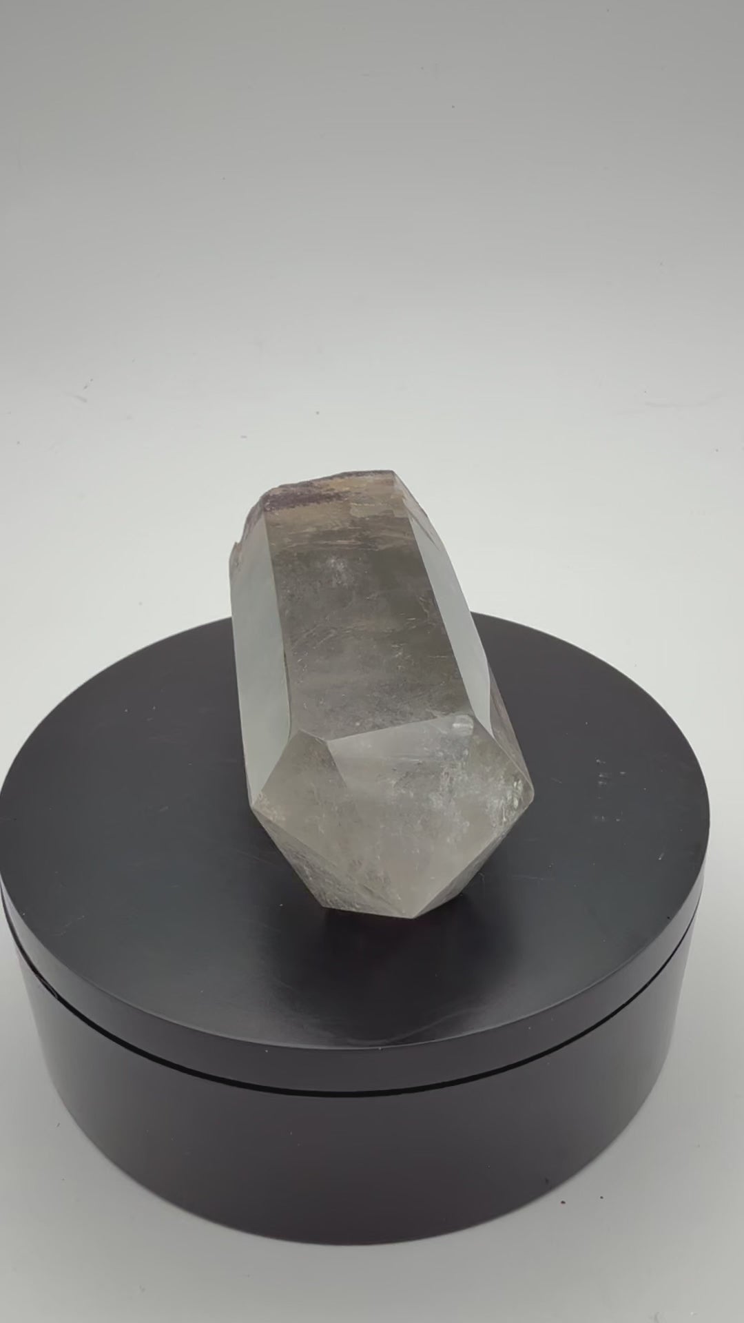Quartz Root, #3 Polished w/ Wooden Hand carved Stand QP03092526
